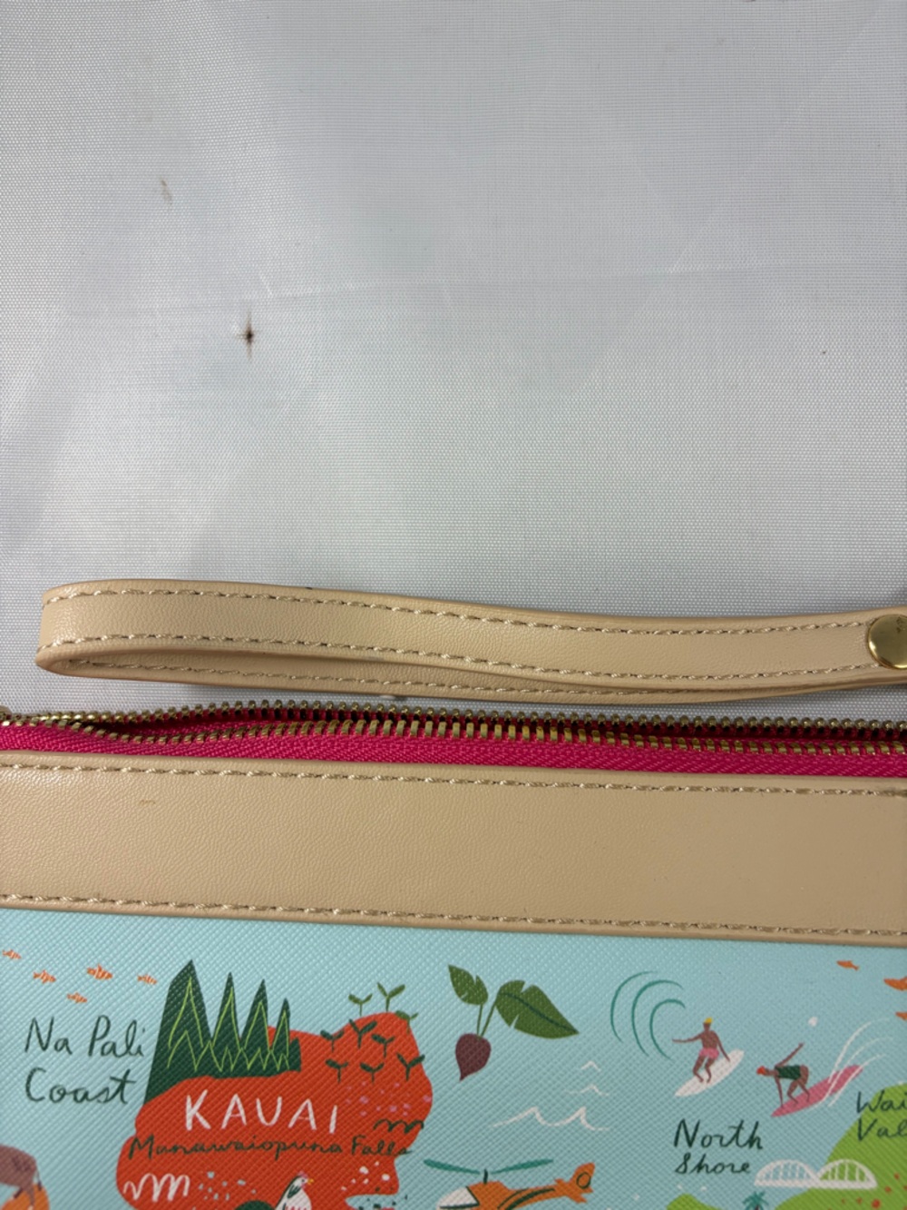 Spartina 449 Hawaiian Islands Zip Wristlet - Picture 3 of 10
